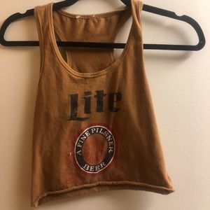 Miller Lite Crop Top